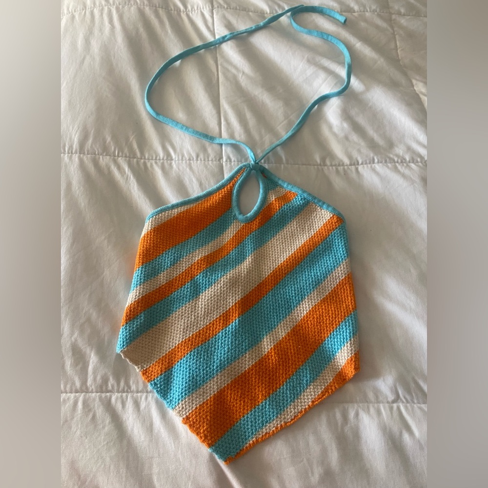 Bandana knit top